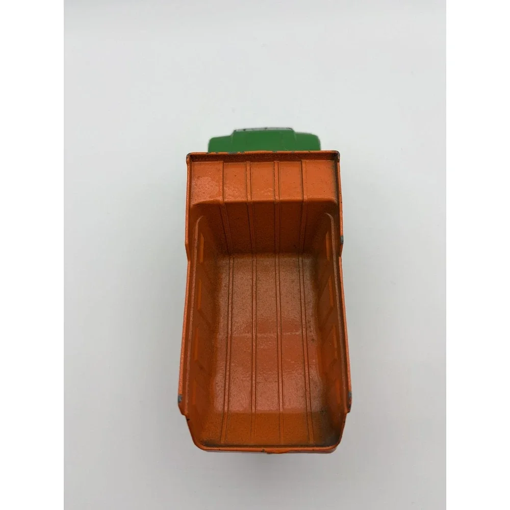 Tootsietoy Green Orange Dump Truck Diecast Toy Mini Construction Vehicle USA